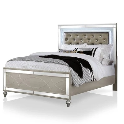 2pc La Mesa Bed And Chest Set Silver - HOMES: Inside + Out - Image 3