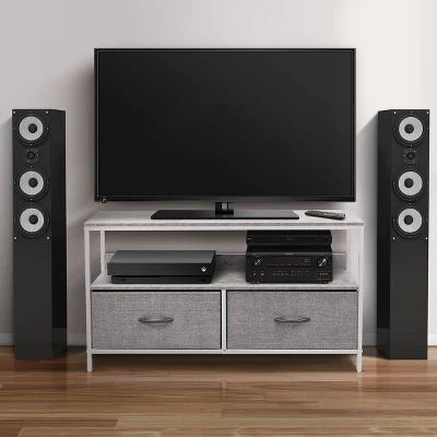 Sorbus TV Stand Dresser For Bedroom Home Gray