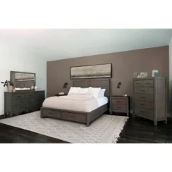 6pc Alix Bedroom Set Gray - Abbyson Living