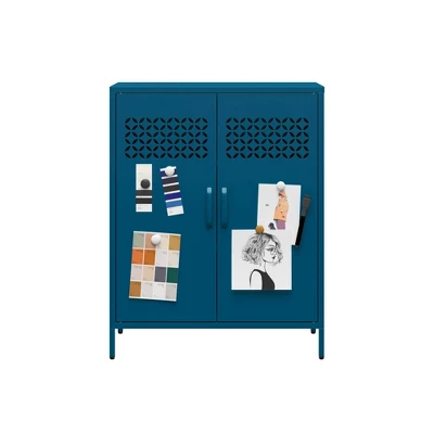 Annie Short Metal 2 Door Cabinet - Mr. Kate - Image 4