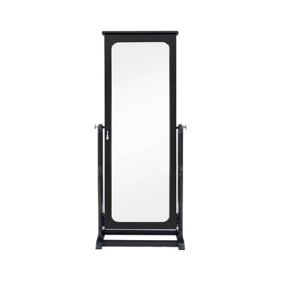 Lola Cheval Mirror/Jewelry Wardrobe Black - Powell Company - Image 2