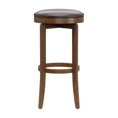 31" Brendan Backless Hardwood Counter Height Barstool Brown/Cherry - Hillsdale Furniture - Image 4