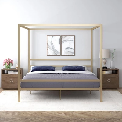 Briella Metal Canopy Bed - Room & Joy - Image 7