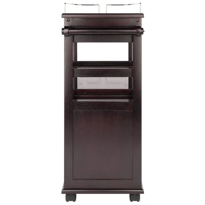 Jimmy Entertainment Cart Dark Espresso - Winsome - Image 2