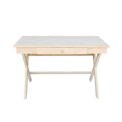 Cross Leg Desk Unfinished - International Concepts - Image 4
