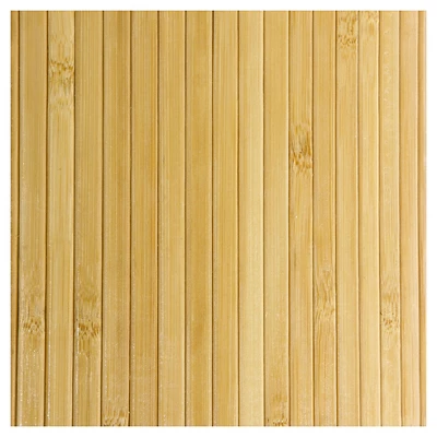 6 Ft. Tall Bamboo Wave Screen - White - Image 2