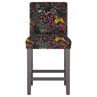 Hendrix Patterned Counter Height Barstool - Skyline Furniture - Image 10