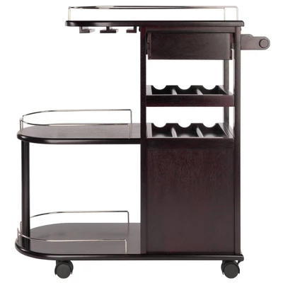 Jimmy Entertainment Cart Dark Espresso - Winsome - Image 6