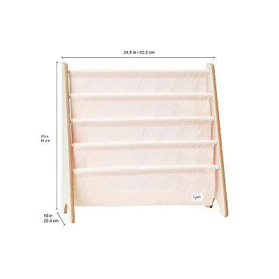 3 Sprouts High Quality Multipurpose Kids And Toddler Playroom Or Bedroom Storage Shelf Organizer Bookcase Furniture, Yellow Lion - Image 2