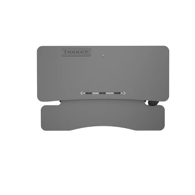 37.4" Electric Standing Desk Converter With AC USB Charger Black - Rocelco - Image 2