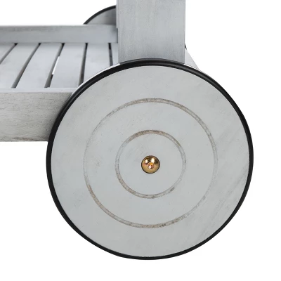 Orland Tea Trolley - Grey - Safavieh - Image 5