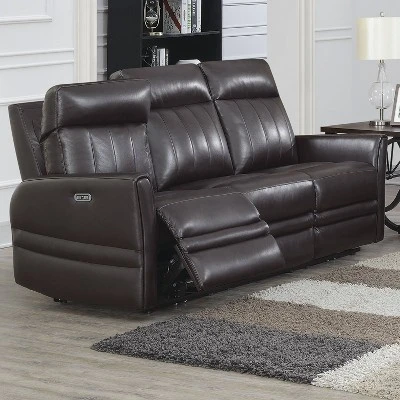 Coachella Power Recliner Sofa Brown - Steve Silver Co. - Image 2