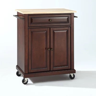 Compact Wood Top Kitchen Cart - Crosley - Image 6