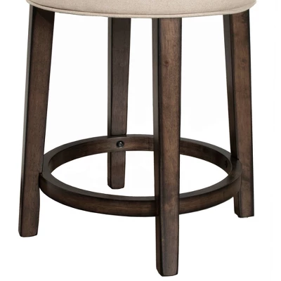 Krauss Backless Counter Height Barstool - Linen - Hillsdale Furniture - Image 4