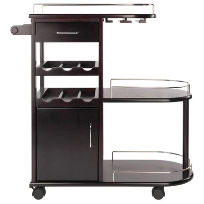 Jimmy Entertainment Cart Dark Espresso - Winsome - Image 5