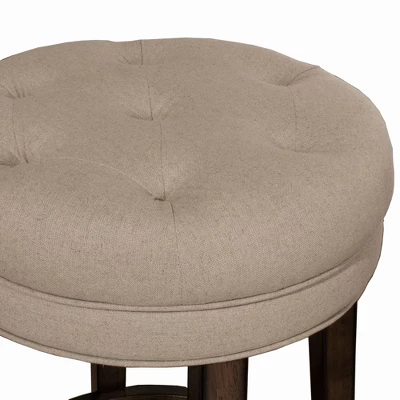 Krauss Backless Counter Height Barstool - Linen - Hillsdale Furniture - Image 2