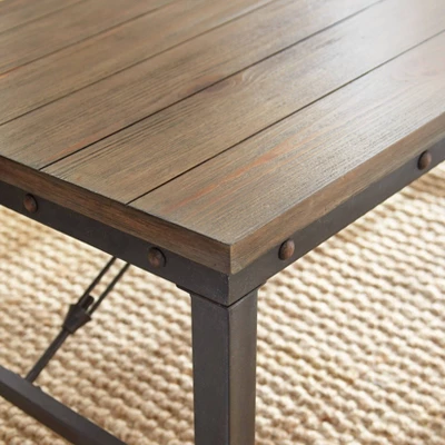 Jersey End Table Antique Oak - Steve Silver - Image 3