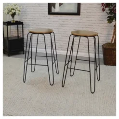 Set Of 2 29" Winston Barstools - Carolina Chair & Table