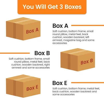 Costway Modern Modular 3-Seat Sofa Couch W/ Side Storage Pocket & Metal Leg Ash Grey - Image 9