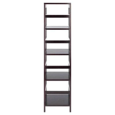 55" 4 Section Narrow Bookshelf Espresso - Winsome - Image 3