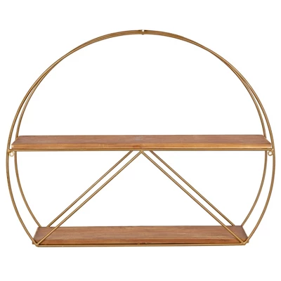 Delmar Mid-Century Modern Wall Shelf - Kate & Laurel All Things Decor - Image 3