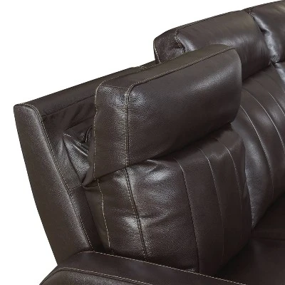 Coachella Power Recliner Sofa Brown - Steve Silver Co. - Image 10