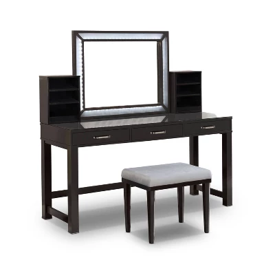 Wreston Storage Drawers Vanity Set - MiBasics - Image 4