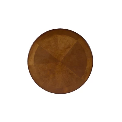 3pc Carter Pub Dining Set Metal/Tan/Cherry - Powell Company - Image 3