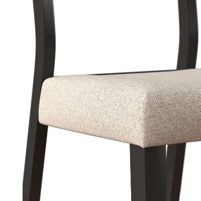 5pc Knolle Park Wood Counter Height Dining Set Black With Oak Wire Brush Finished Top - Hillsdale Furniture - Image 17