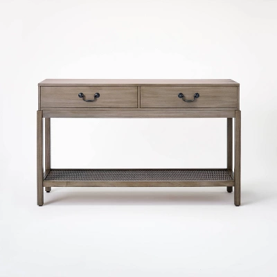 Brandeis Woven Console Table Brown - Threshold™ Designed With Studio McGee - Image 2