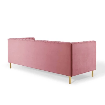 Shift Channel Tufted Performance Velvet Sofa - Modway - Image 3