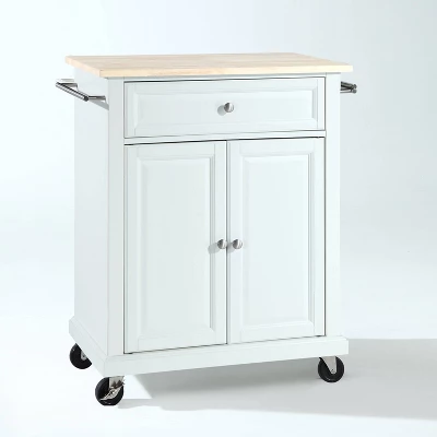 Compact Wood Top Kitchen Cart - Crosley - Image 7