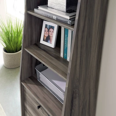 70" Harvey Park Narrow 3 Shelf Narrow Bookcase Jet Acacia - Sauder - Image 2