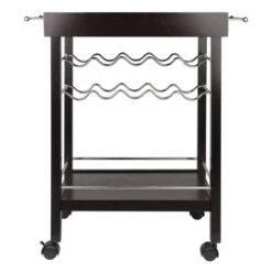 Johnnie Bar Cart Dark Espresso - Winsome