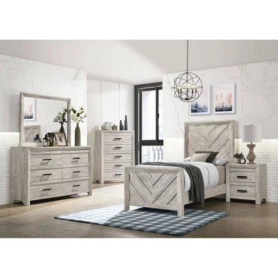 5pc Keely Panel Bedroom Set White - Picket House Furnishings - Image 5