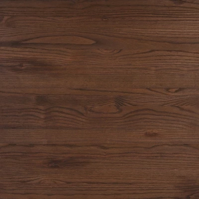 Merrick Lane 23.5 Steel Indoor Contemporary Table With Square Rustic Wood Top - Image 6