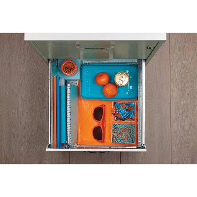 Space Solutions 3 Drawer Letter Width Vertical File Cabinet With Pencil Drawer Pearl White - Image 9