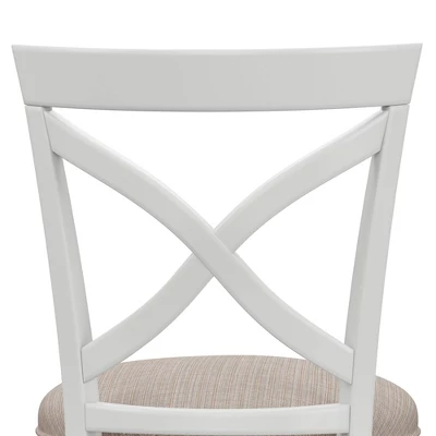 25" Ellendale Wood Counter Height Barstool White - Hillsdale Furniture - Image 7