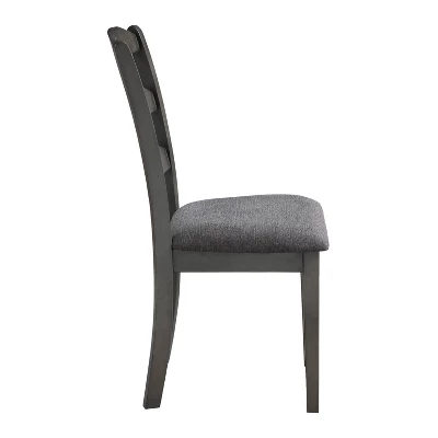 7pc West Lake Dining Set Natural/Gray - OSP Home Furnishings - Image 2