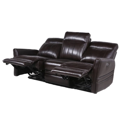 Coachella Power Recliner Sofa Brown - Steve Silver Co. - Image 4