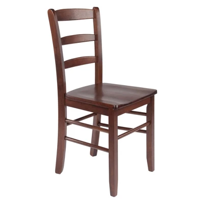 Set Of 2 Ladder Back Chair Antique Walnut - Winsome - Image 4