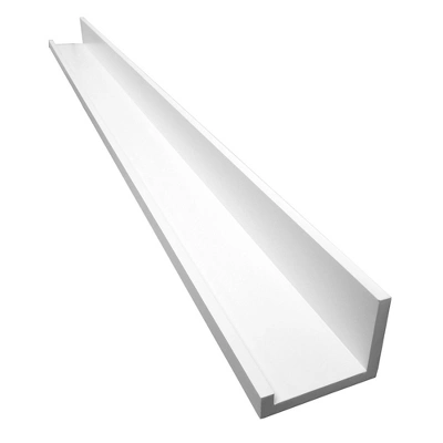 72" X 4.5" Picture Ledge Wall Shelf- White - Inplace - Image 2