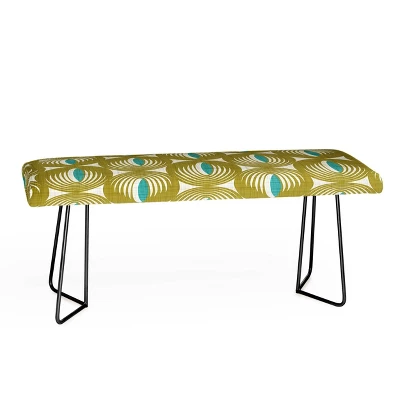 Heather Dutton Oculus Olive Green Bench - Deny Designs - Image 4