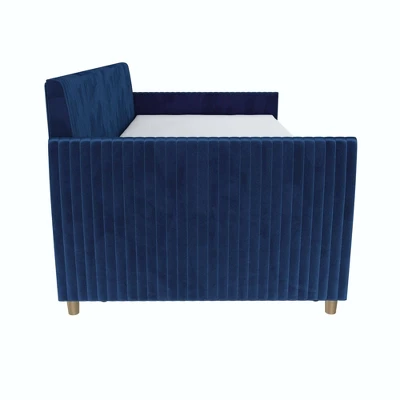 Twin Daphne Upholstered Daybed With Roll Out Trundle - Mr. Kate - Image 9