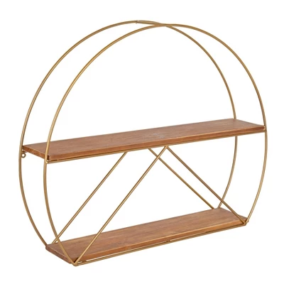 Delmar Mid-Century Modern Wall Shelf - Kate & Laurel All Things Decor - Image 6