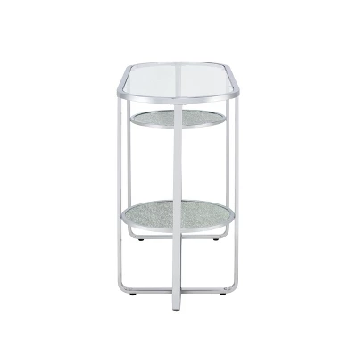 Calloun Glam 2 Shelf Sofa Table Chrome - HOMES: Inside + Out - Image 5