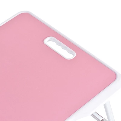 Unique Bargains Portable Laptop Bed Desk With Notebook Stand Cup Holder For Eating Reading Watching Folding Table - Image 2