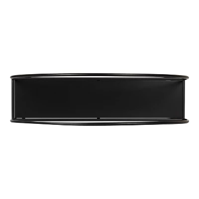24" X 26" Monroe Metal Arch Shelf Black - Kate & Laurel All Things Decor - Image 3