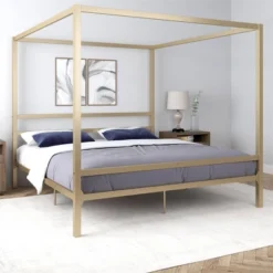 Briella Metal Canopy Bed - Room & Joy