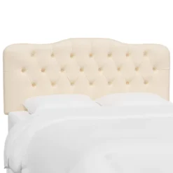Seville Faux Silk Upholstered Headboard - Skyline Furniture